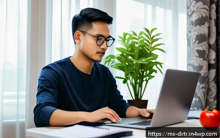 디지털 번아웃을 예방하기 위한 원칙과 규칙 - A modern Malaysian home office scene showing a young Malay professional practicing the Pomodoro tech...